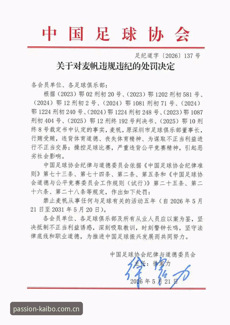 开博体育足球教程 中国足协第三批禁足名单深度评测:65人受罚背后的足球生态大清洗
